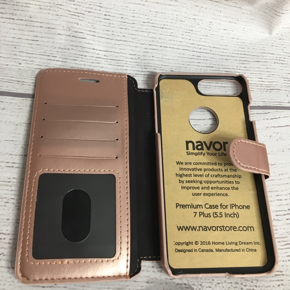 iPhone 7plus 5.5” wallet case